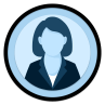 Female client providing testimonial on security services