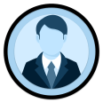Male client providing testimonial on security services